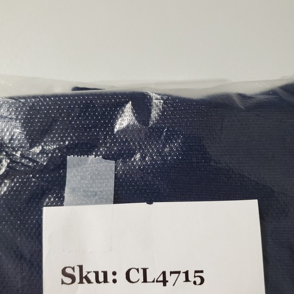 L.L. Bean Men Large Knit Pullover Shirt Blue Short Sleeve Made in USA Minimalist - Picture 9 of 9